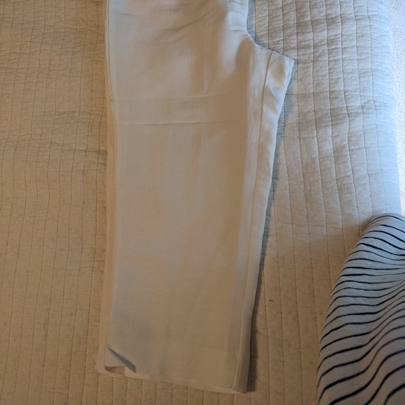 Jessica London button/zip linen Capri pants, size 14w, brand new - Picture 3 of 3